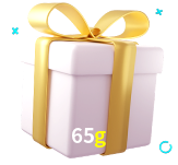 Receba seus bônus de boas-vindas no 65g